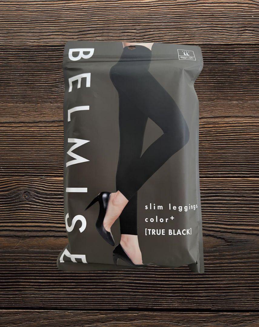BELMISE スリムレギンス TRUE BLACK LLサイズ