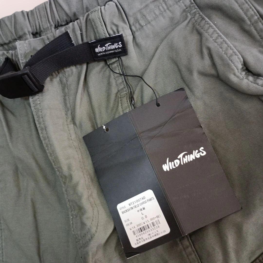 新品 ワイルドシングス BACKSATIN FIELD カーゴパンツ L 新品 ワイルドシングス BACKSATIN FIELD カーゴパンツ L