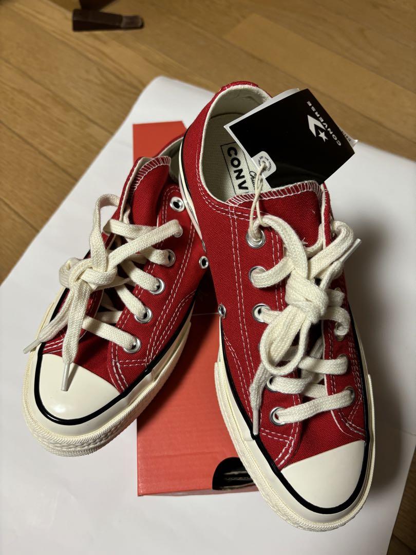 CT70 レッド 24.0センチ コンバース converse CT70 24cm エナメルレッド
