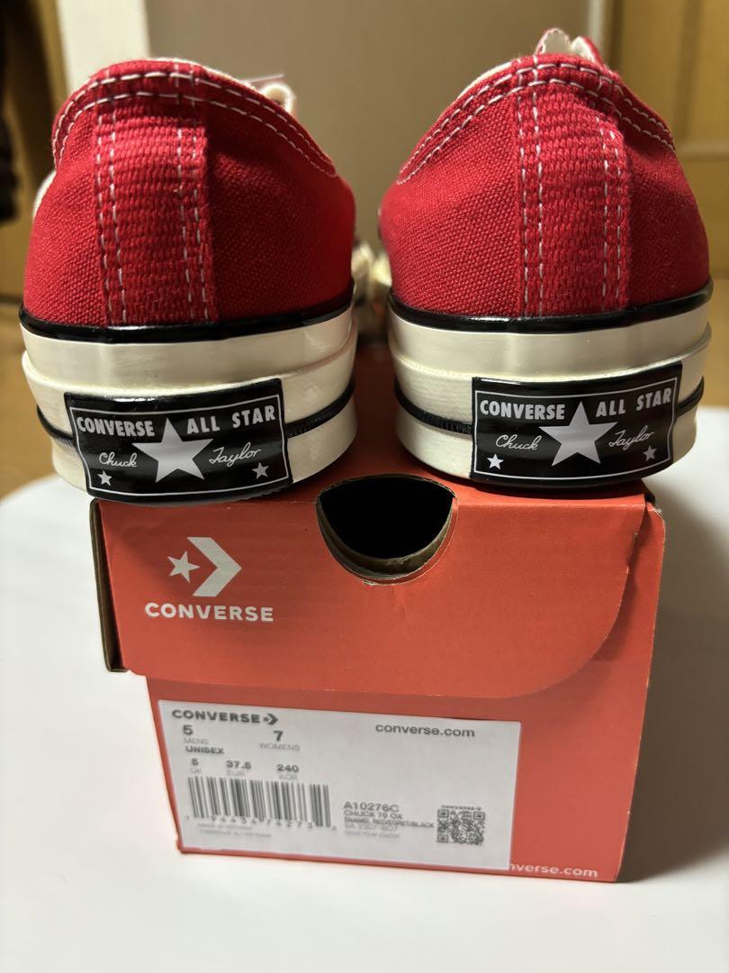 CT70 レッド 24.0センチ コンバース converse CT70 24cm エナメルレッド