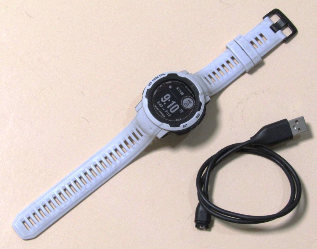 美品 ガーミン Instinct 2 Dual Power Mist Gray