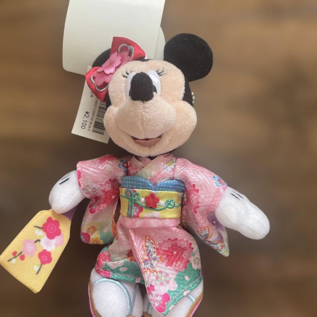 ミッキーミニー　お正月　ぬいバセット ディズニー ミッキー ミニー 和風ぬいぐるみ 2025 ぬいぐるみ