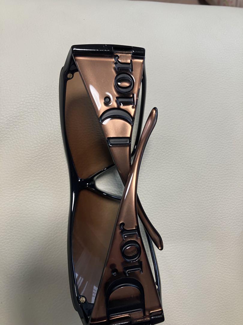 d*7様 Dior ブラウン サングラス カットアウトデザイン