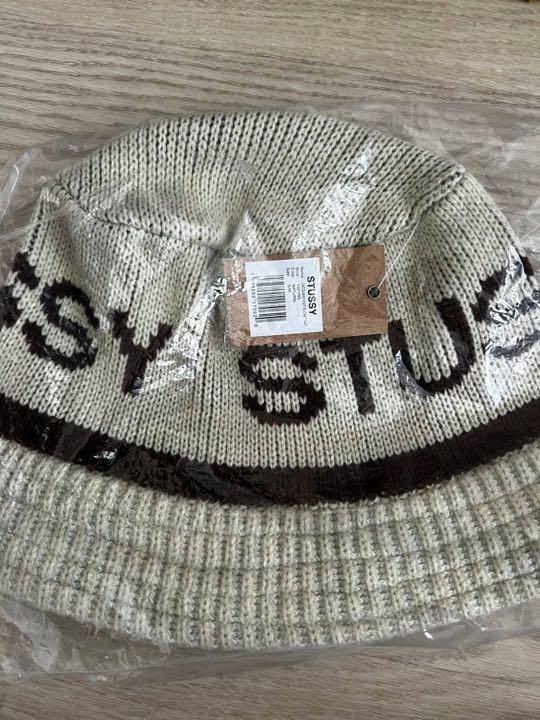 stussy JACQUARD KNIT BUCKET HAT S M