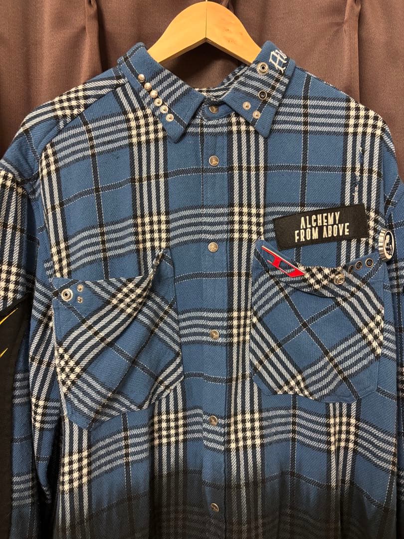 DIESEL チェック ネルシャツ