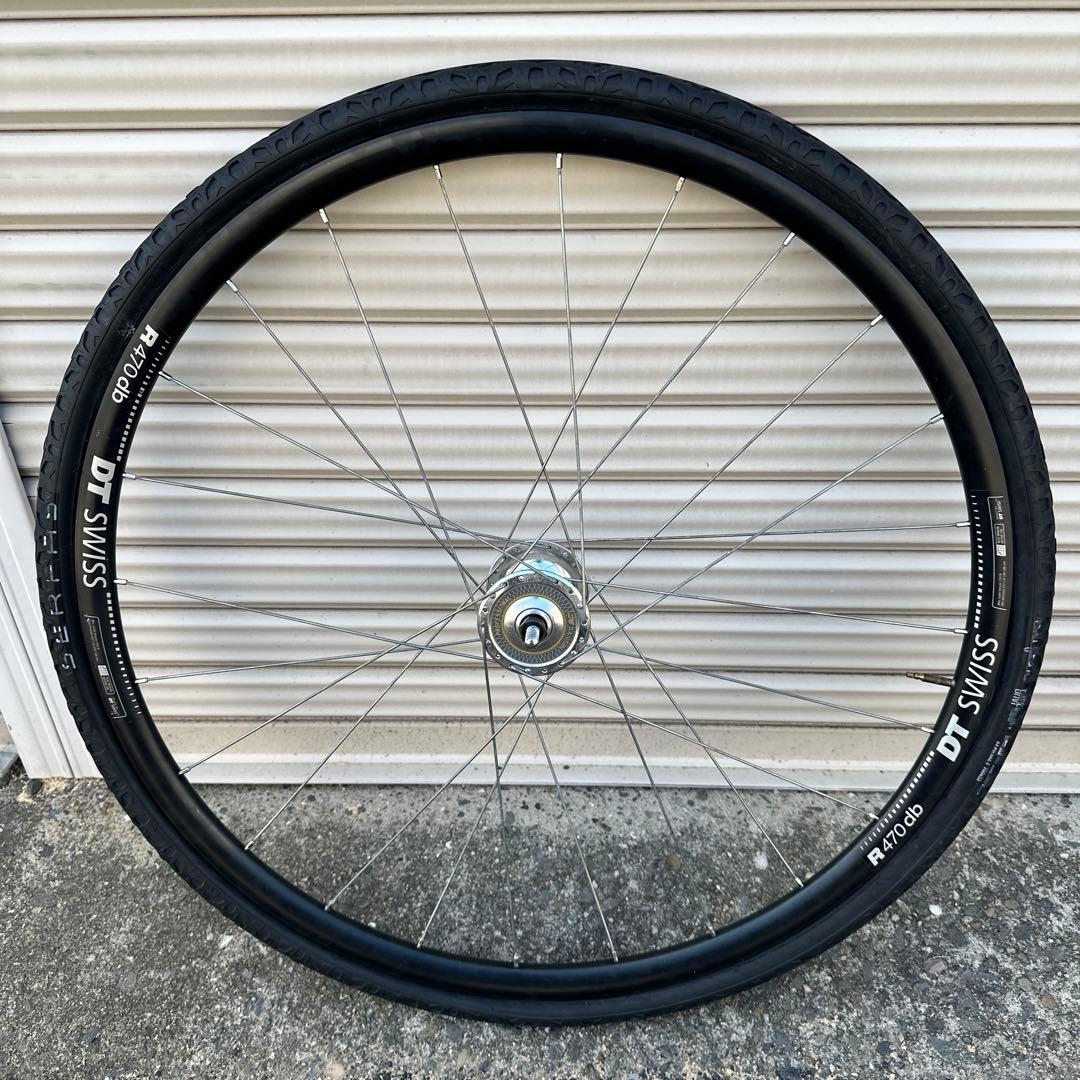 DT SWISS R 470 db フロントホイール 700C ピストバイク目立った傷や汚れなし BRIGHTFACE_UK