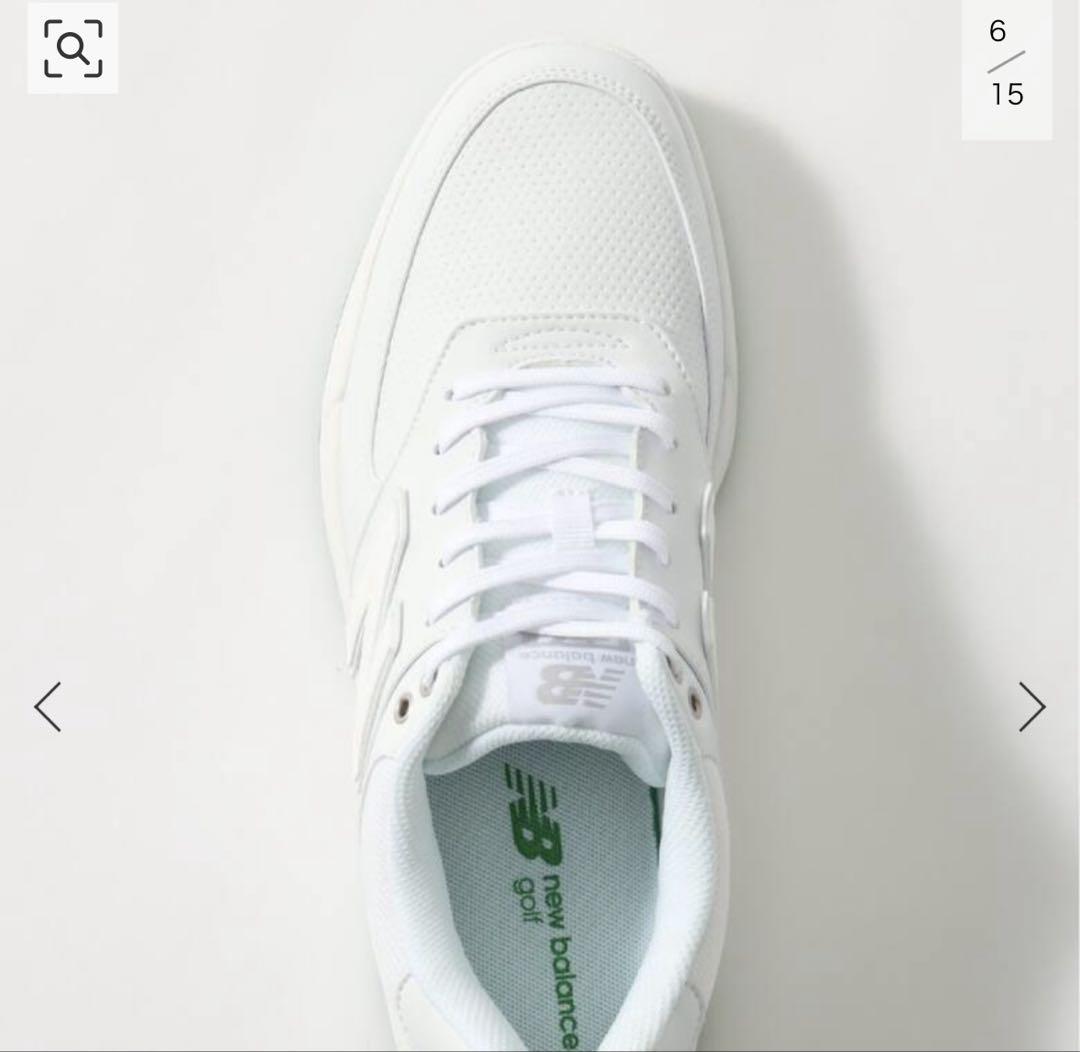 New balance ゴルフシューズ　スパイクレス　　白　UGC574