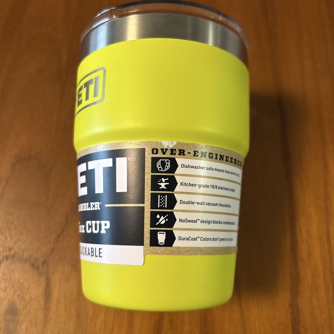 新品　イエティ 16 OZ STACKABLE CUP ファイヤーフライイエロー