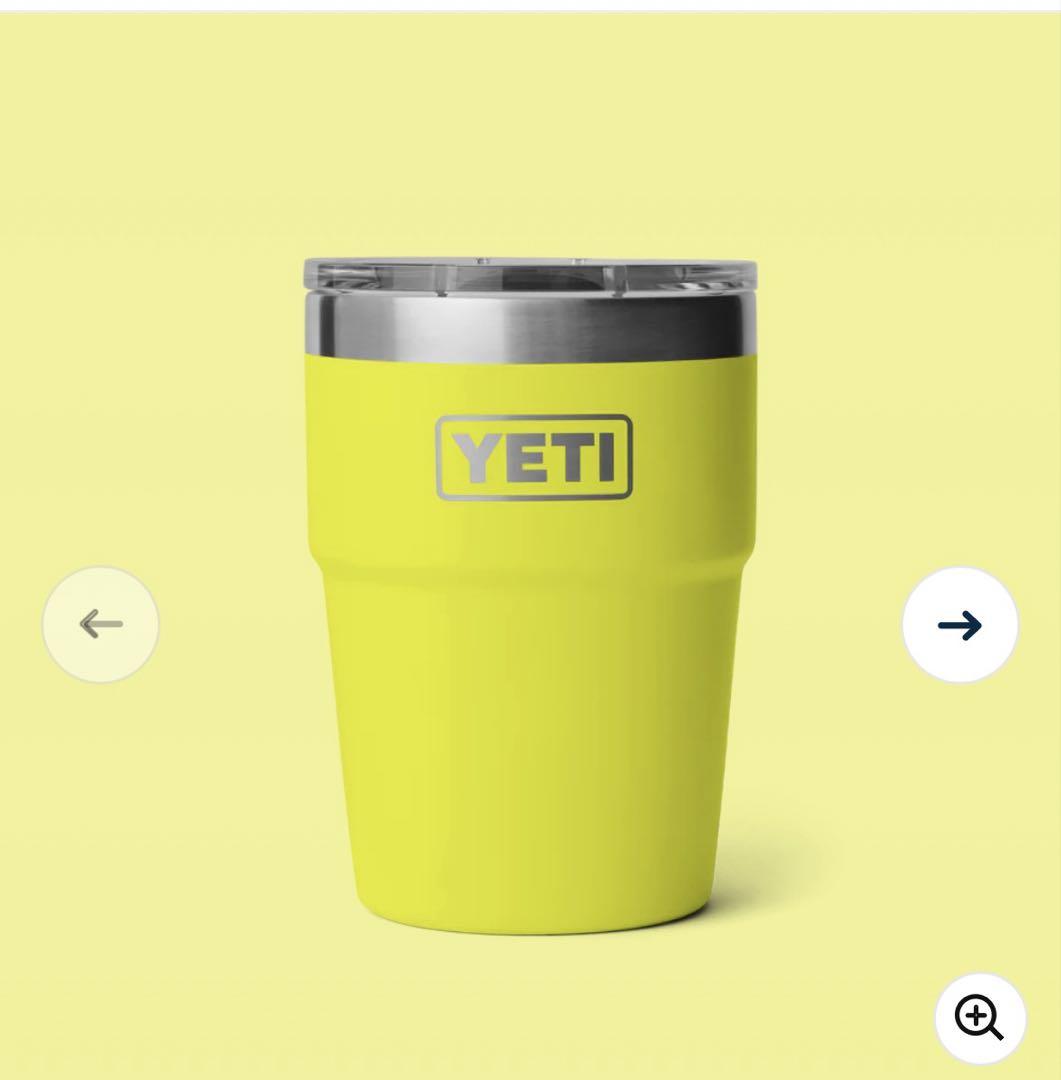 新品　イエティ 16 OZ STACKABLE CUP ファイヤーフライイエロー