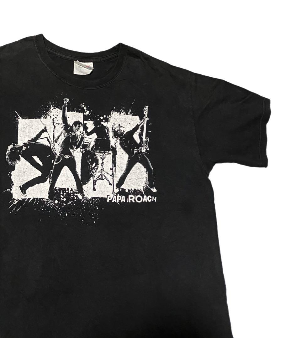 00's Hanes パパ・ローチ PAPA ROACH バンドＴシャツ