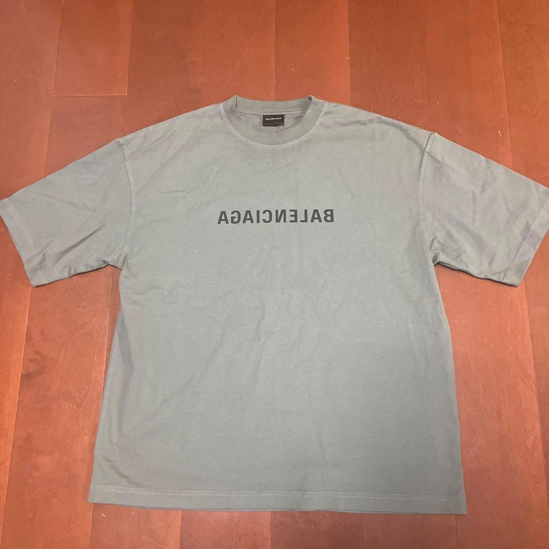 Balenciaga ミラーロゴTシャツ S