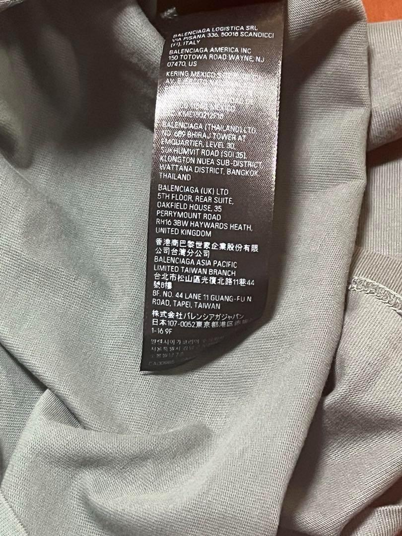 Balenciaga ミラーロゴTシャツ S