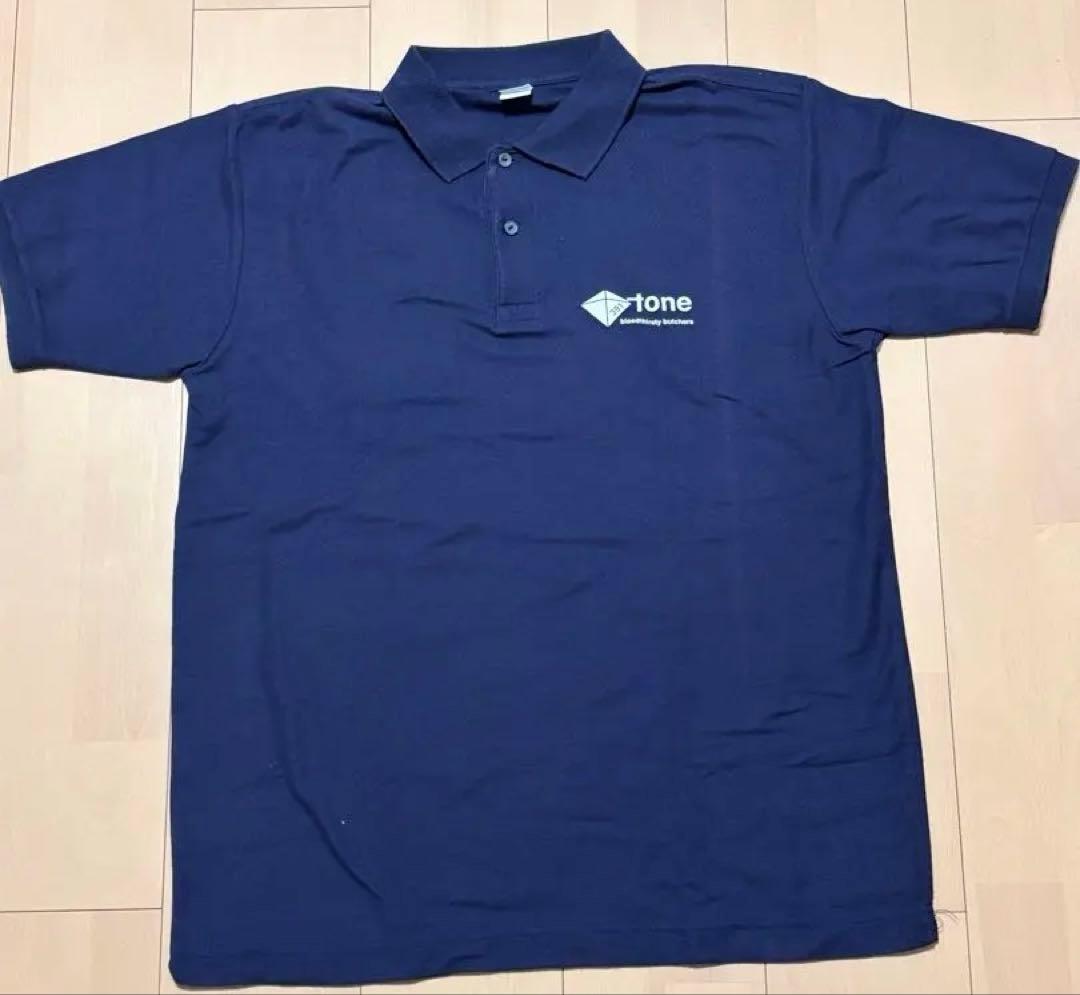 ブラッドサースティブッチャーズ ポロシャツ ネイビー Lサイズ