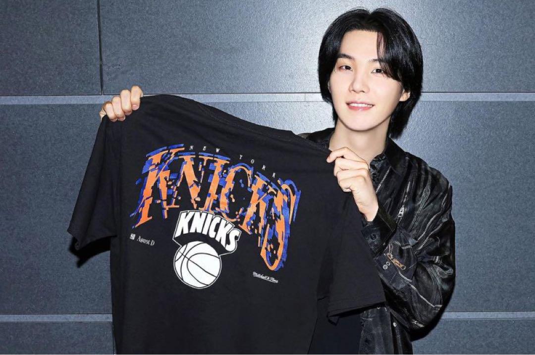 BTS SUGA COLLAB TEE KNICKS サイズM