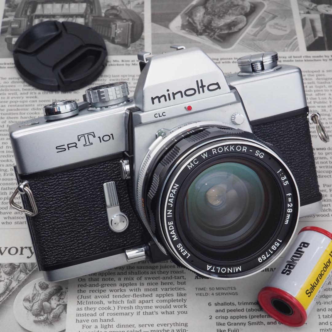 ミノルタ SRT101 MC W.ROKKOR-SG 28mm F3.5 63MINOLTA