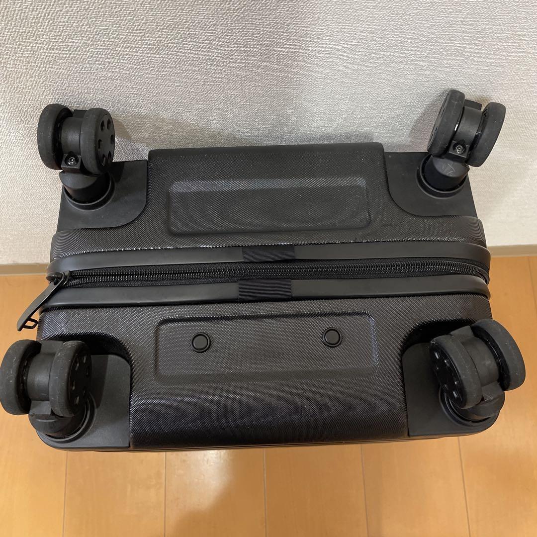 無印良品　バーを自由に調節できる　ハードキャリーケース（３６Ｌ）黒