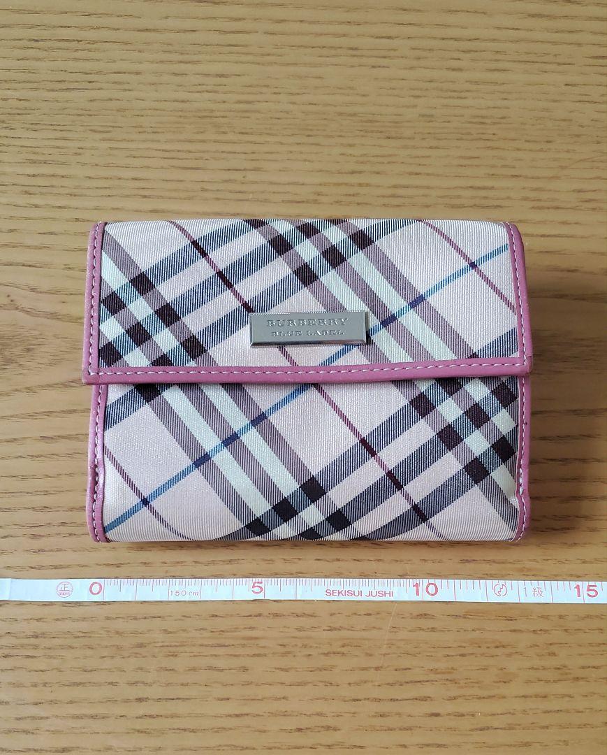 ◆BURBERRY◆ ピンク系チェック柄 ハンドバッグと財布セット
