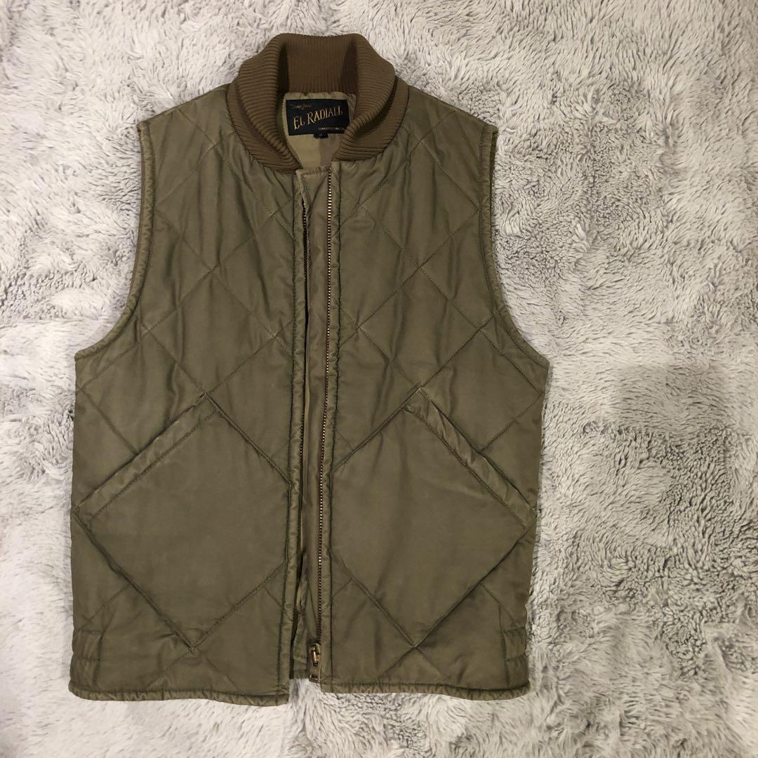 格安 即完売)RADIALL quilting down vest シンサレート！ トップス