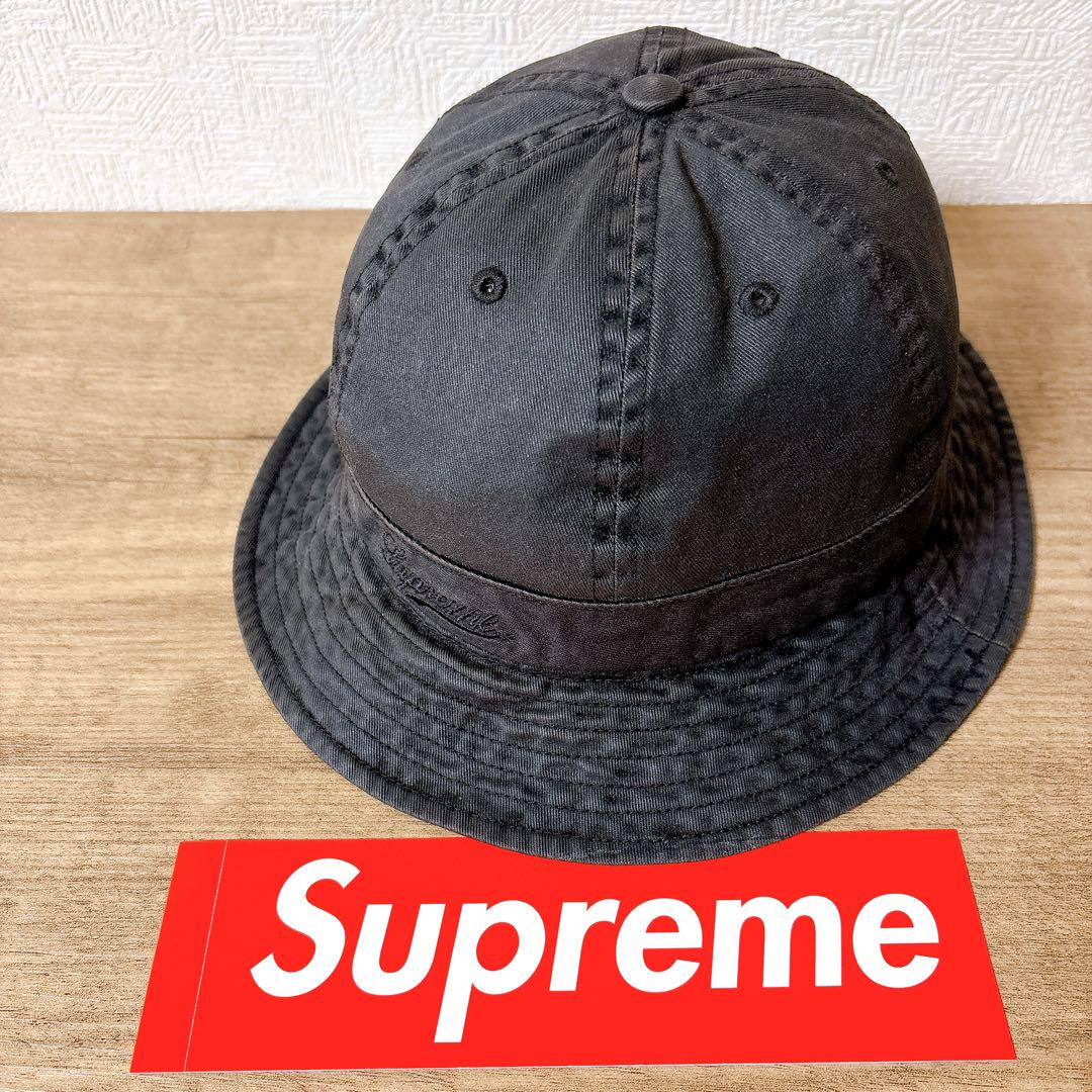 正規品　Supreme バケットハット　帽子 アメリカ製　ブラック　黒