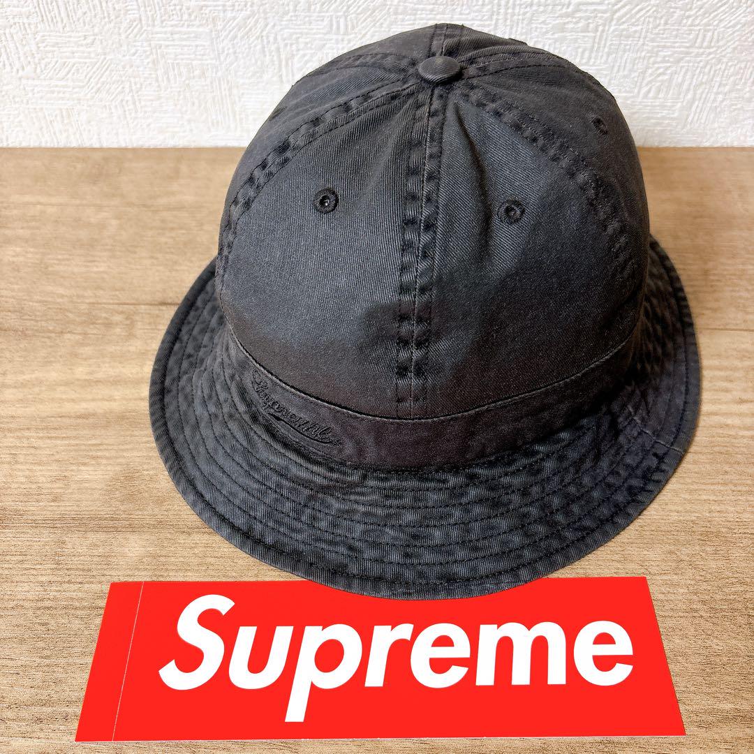 正規品　Supreme バケットハット　帽子 アメリカ製　ブラック　黒