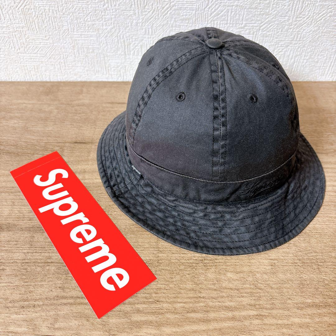 正規品　Supreme バケットハット　帽子 アメリカ製　ブラック　黒