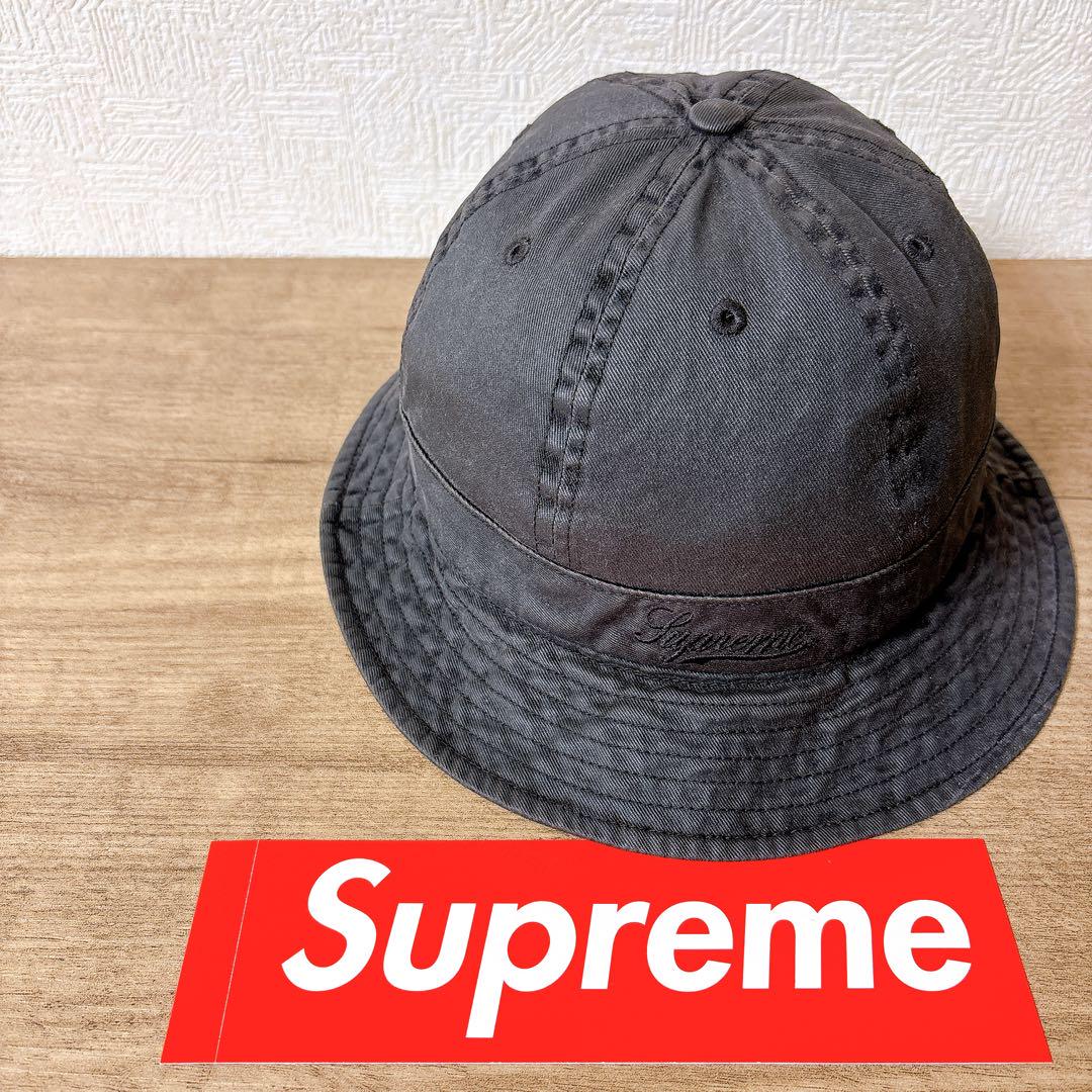 正規品　Supreme バケットハット　帽子 アメリカ製　ブラック　黒