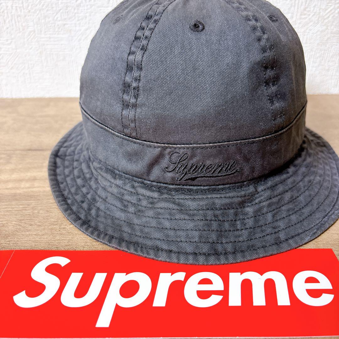 正規品　Supreme バケットハット　帽子 アメリカ製　ブラック　黒