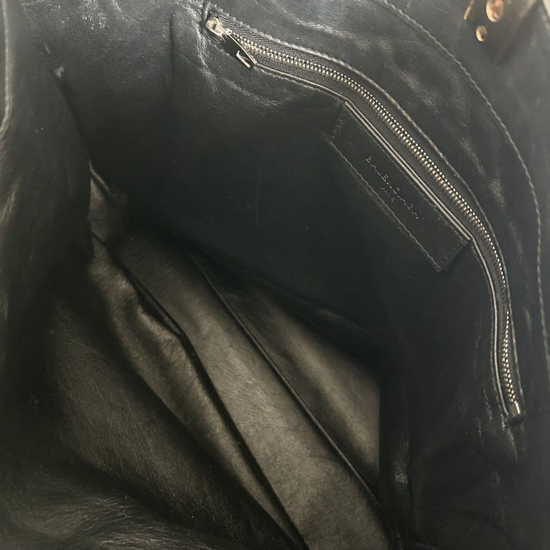 ■2way■ BALENCIAGA ショルダーバッグ　ハンドバッグ　黒　レザー