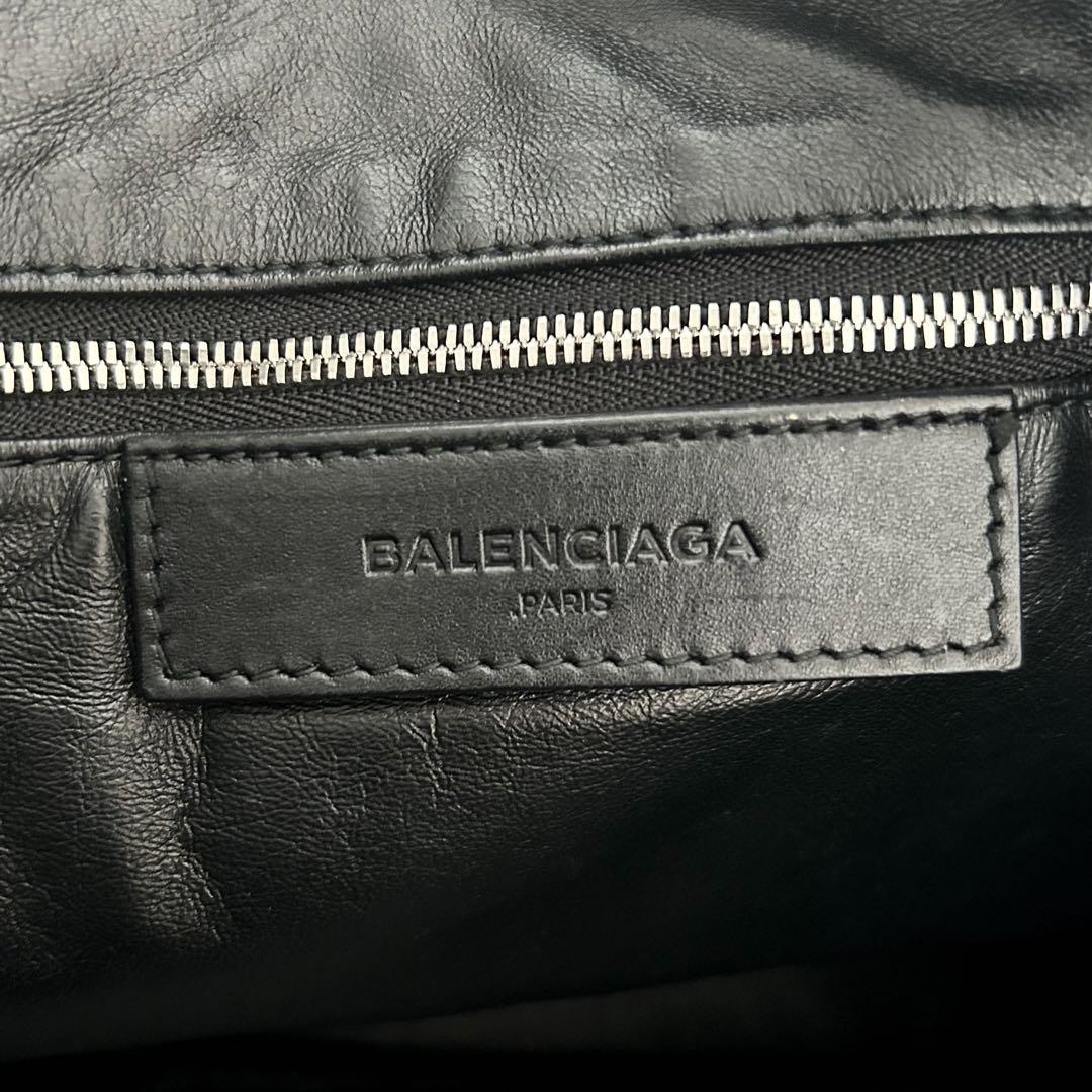 ■2way■ BALENCIAGA ショルダーバッグ　ハンドバッグ　黒　レザー