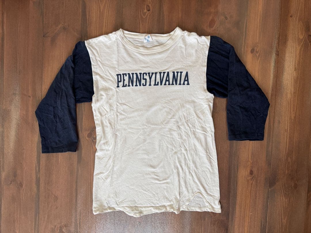 goodプリント◎80s トリコタグ　ベースボールTシャツ