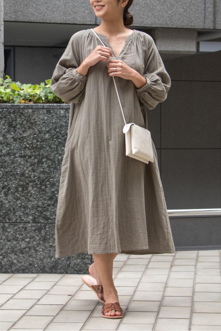 HAUNT ガーゼオーバードレス ワンピース GAUZE OVER DRESS