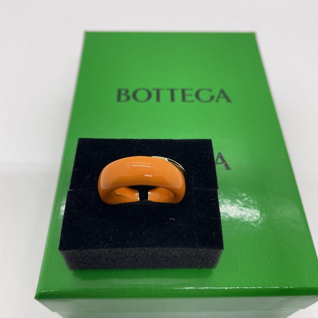 BOTTEGA VENETA FOLD フォルド エナメル シルバー リング