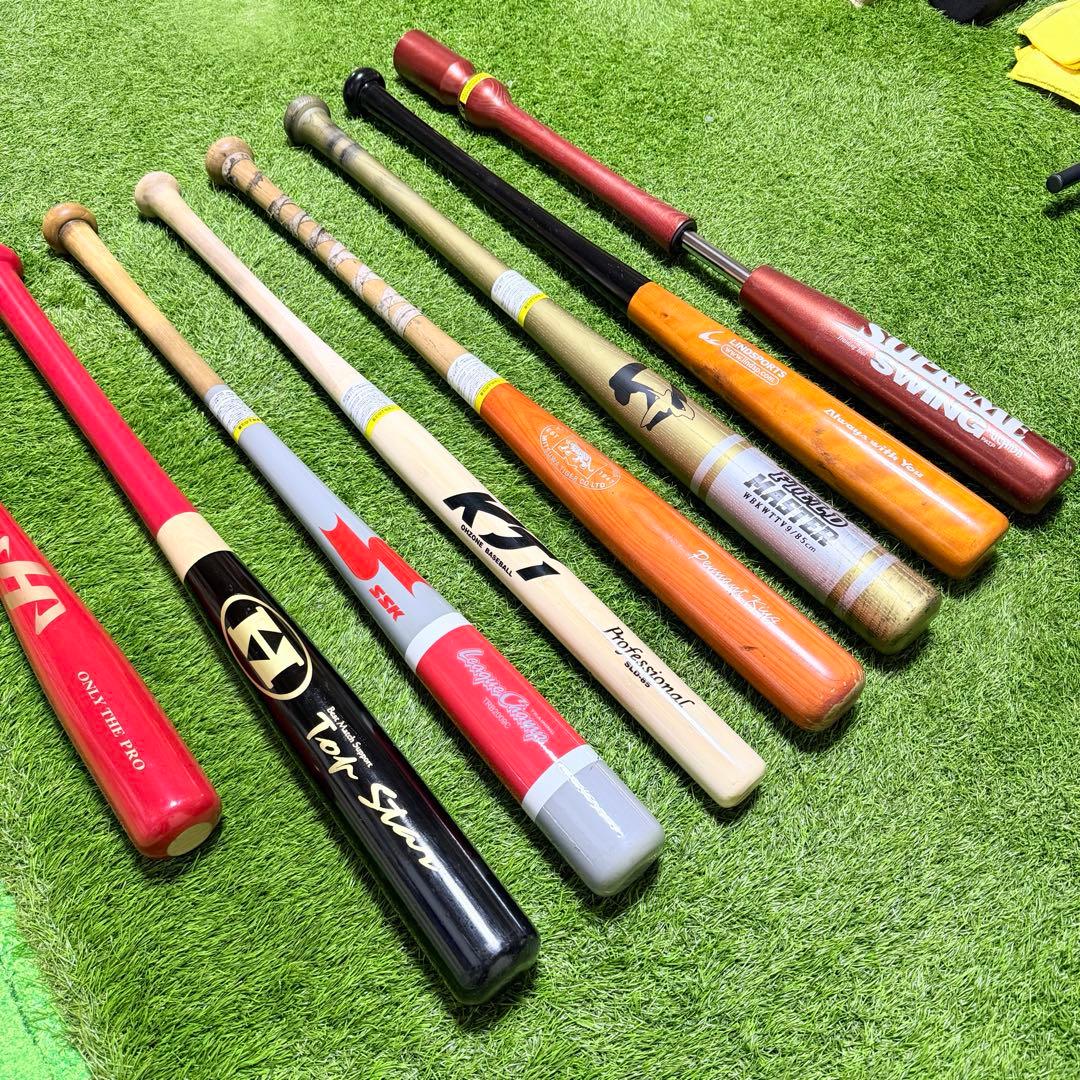 絶対お買い得！ 破格 硬式トレーニングバット 8本セットやや傷や汚れあり 人気アイテム揃い踏み！