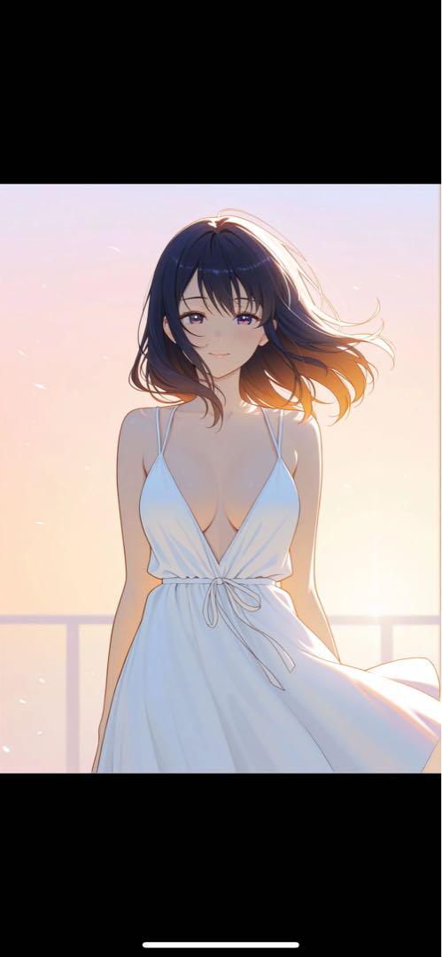 A4サイズ　イラスト　アニメ風　ポスター