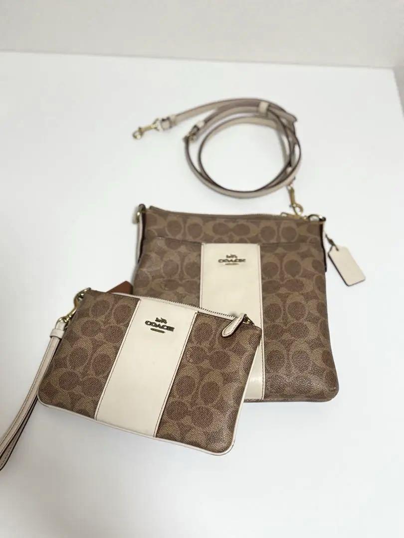 Coach ショルダーバッグとポーチセット