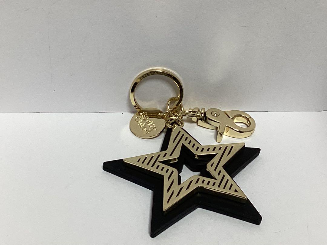 美品ほぼ未使用シーバイクロエseebyChloe星形キーホルダー 黒と