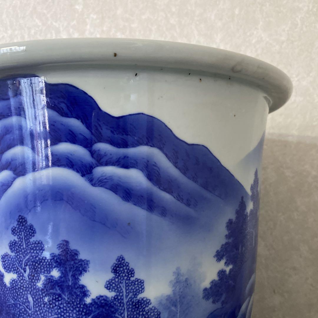 真葛香山 植木鉢 2点