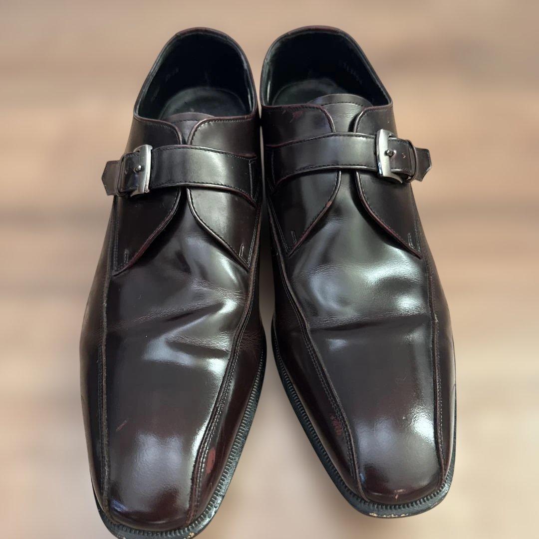 REGAL⭐︎美品ダークブラウン ダブルモンクストラップシューズ