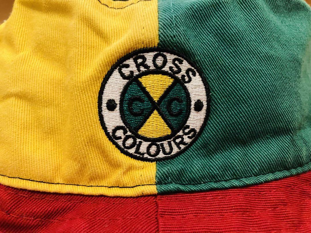 クロスカラーズ CROSS COLOURS ナイロン ラスタカラー 90s クロスカラーズ CROSS COLOURS ナイロン ラスタカラー 90s（古着
