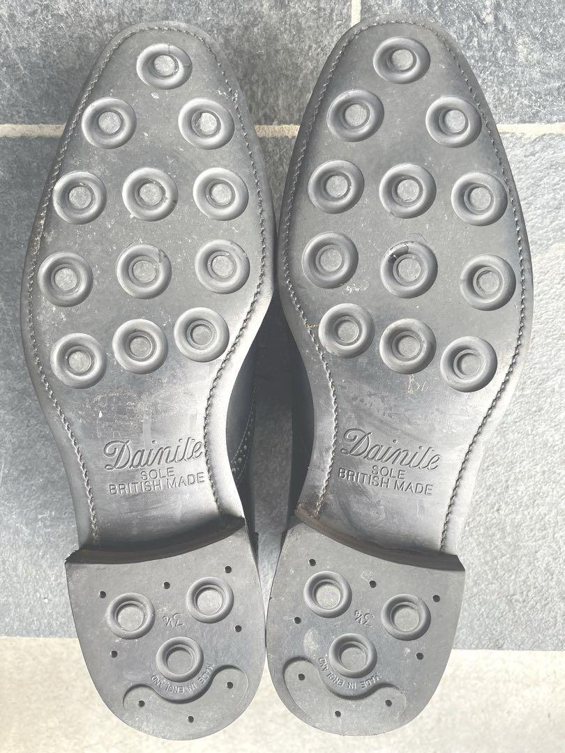 Barker England メダリオン　ストレートチップ　ドレスシューズ
