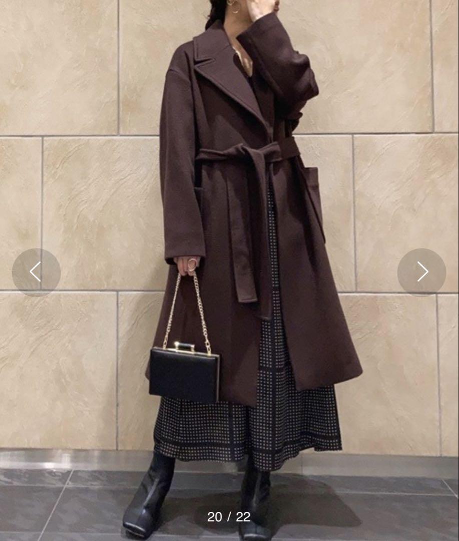 スナイデル　定価¥42,900 HAMILTON ハミルトンウールロングコート