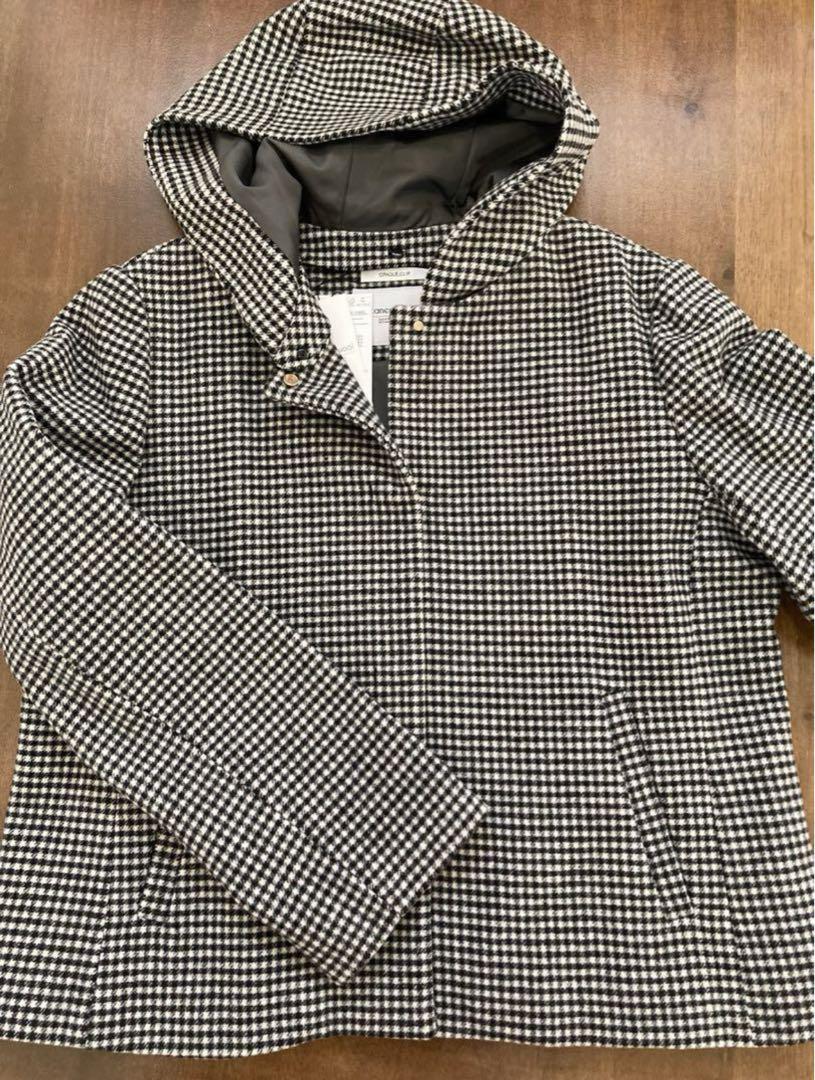 新品　ネット限定　ラネリアウール フーデッド2Way ショートコート　40 Ｌ