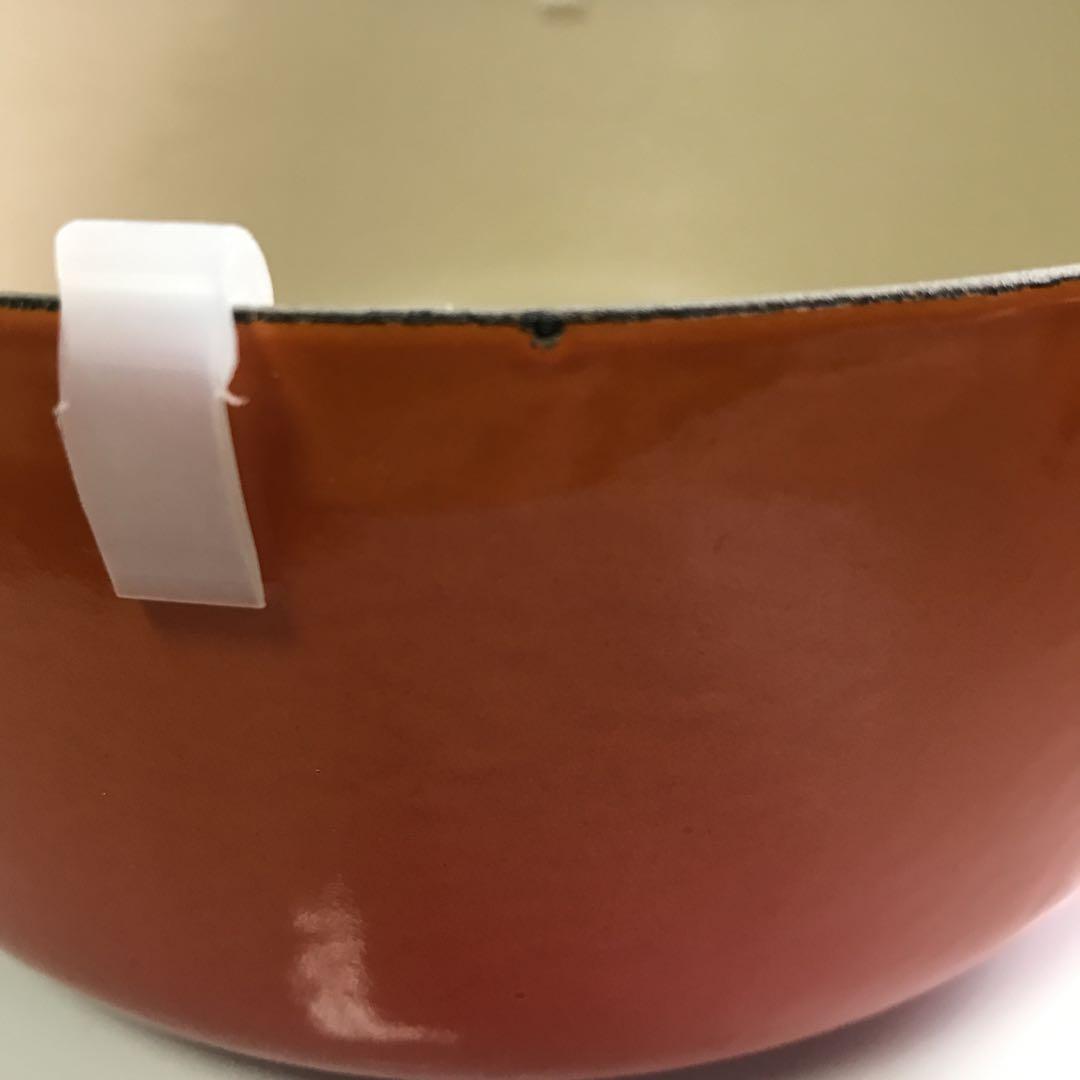 LE CREUSET 両手鍋 オレンジ 20cm