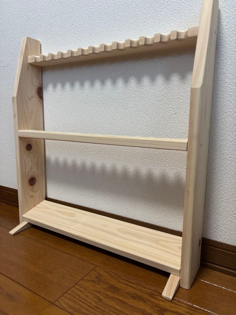 4台セット 国産ヒノキ使用 ゴルフクラブスタンド13本用