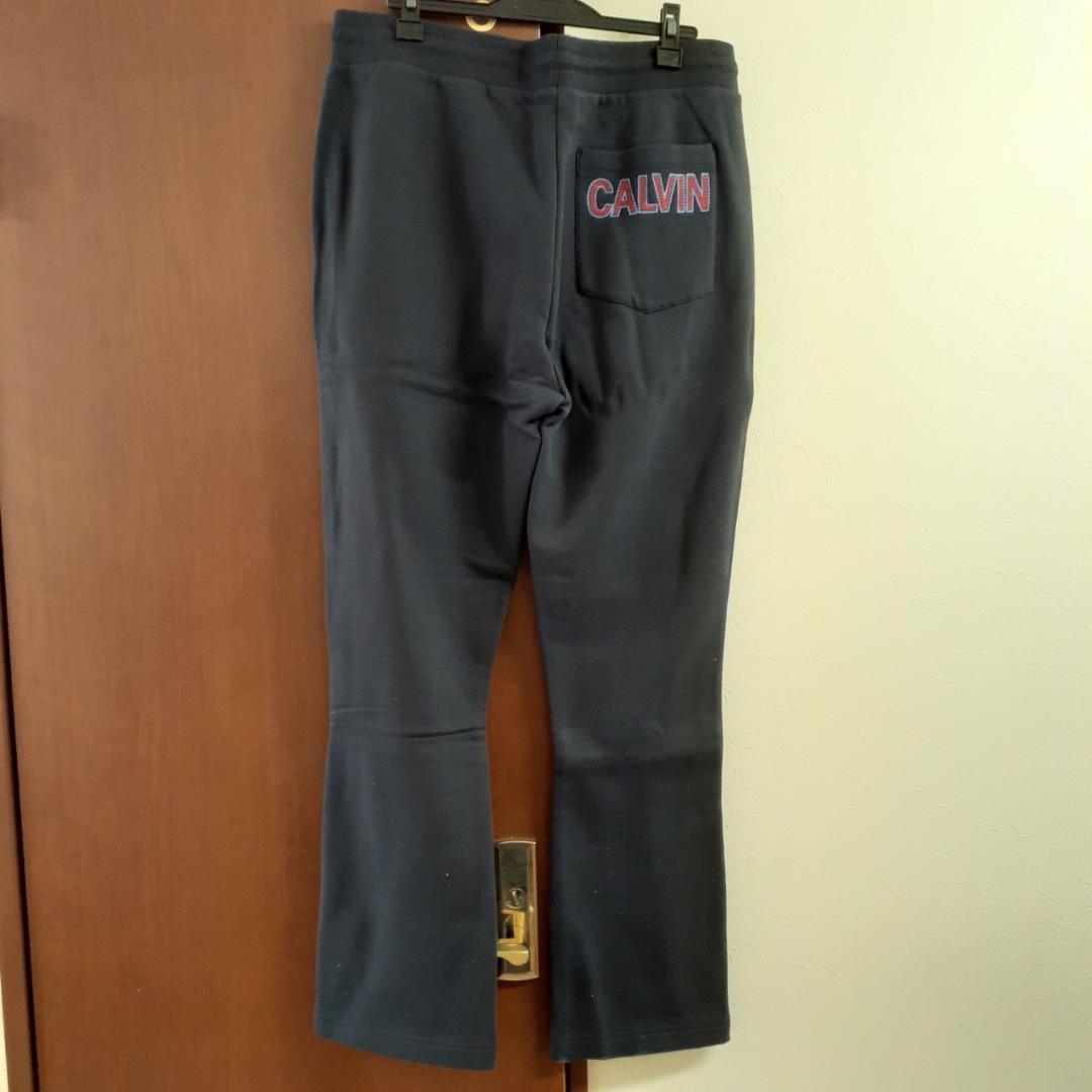 新品 パンツ ネイビーブラック L XlzOi-m53928072241 カルバンクライン ジーンズ スウェット 超歓迎お得