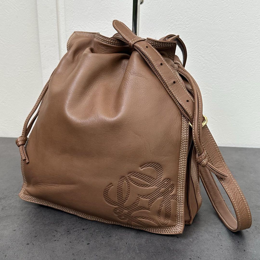 LOEWE Anagram Drawstring Shoulder Bag