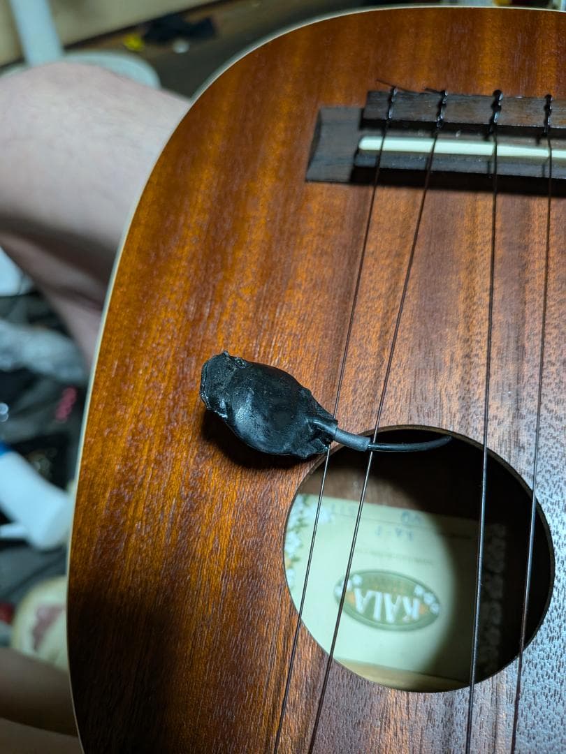 只今退院宜しく！KALA KA-P　ピエゾ　生～アンプ音7月31日動画