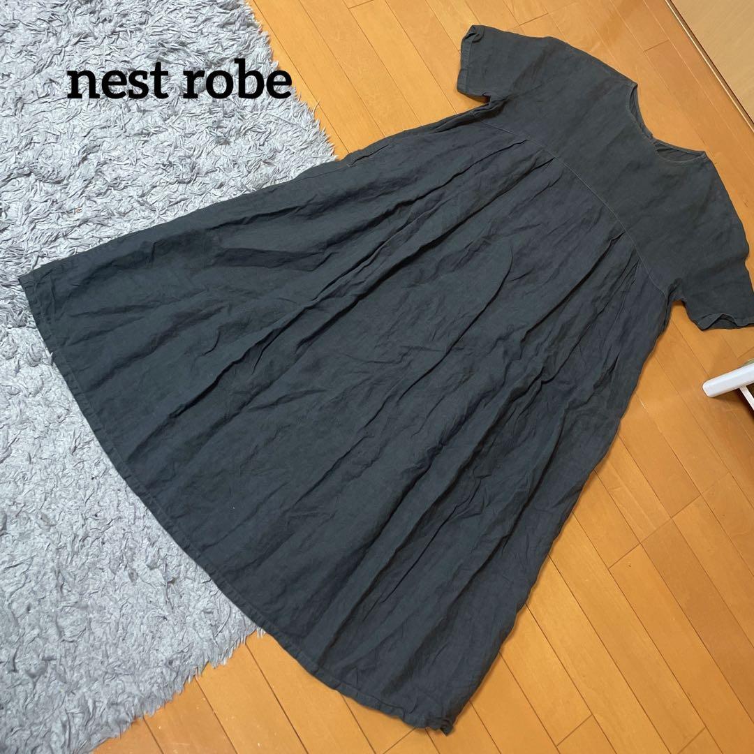 ネストローブ　リネン　大きいサイズ　ゆったり
