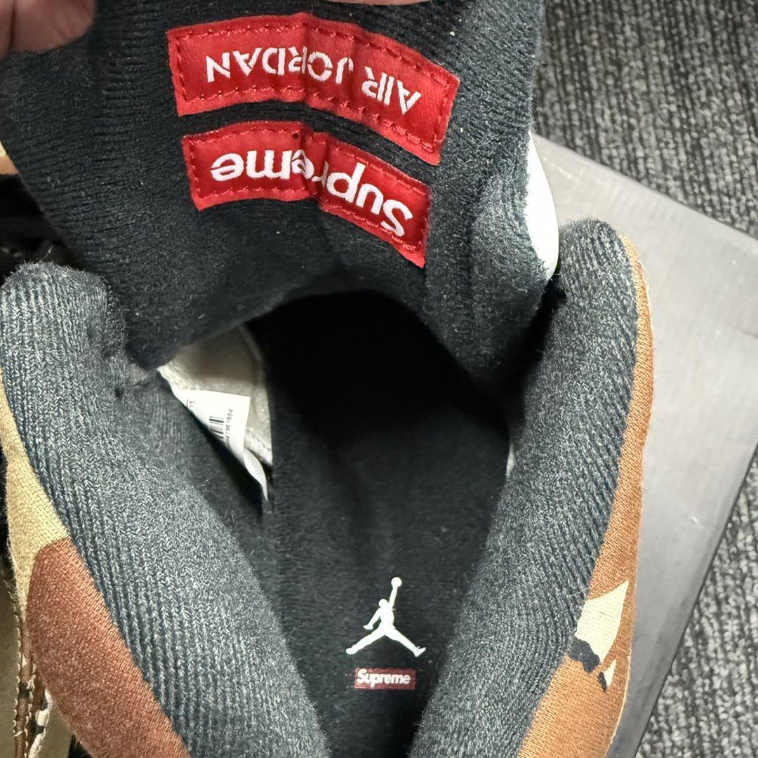 Supreme Air Jordan 5 カモフラージュ　US11