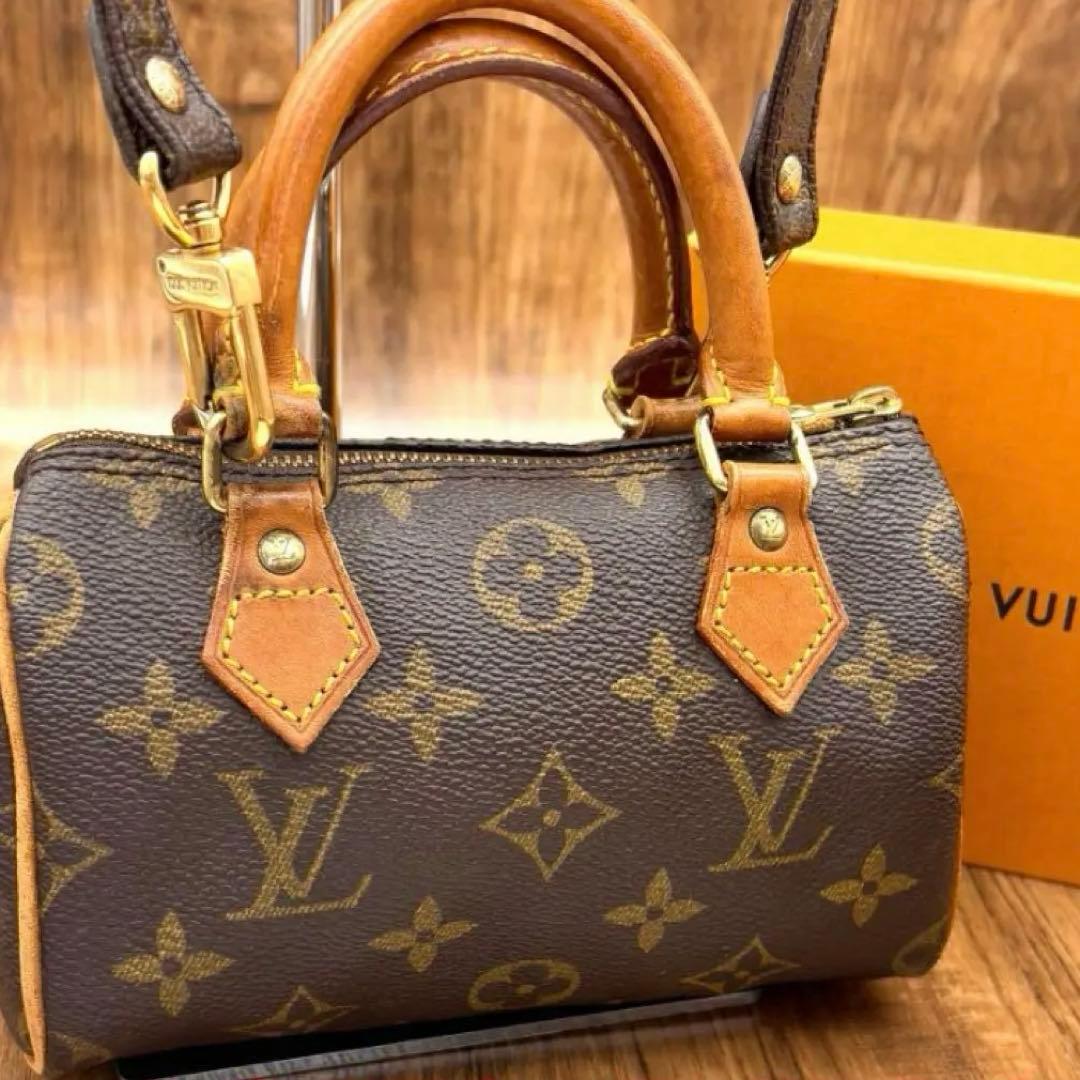 極美品レア品　ルイヴィトン モノグラム ミニスピーディ ハンドバッグ